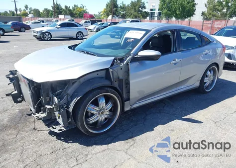 2017 Honda Civic Lx из США, поврежденный, VIN 2HGFC2F57HH504392